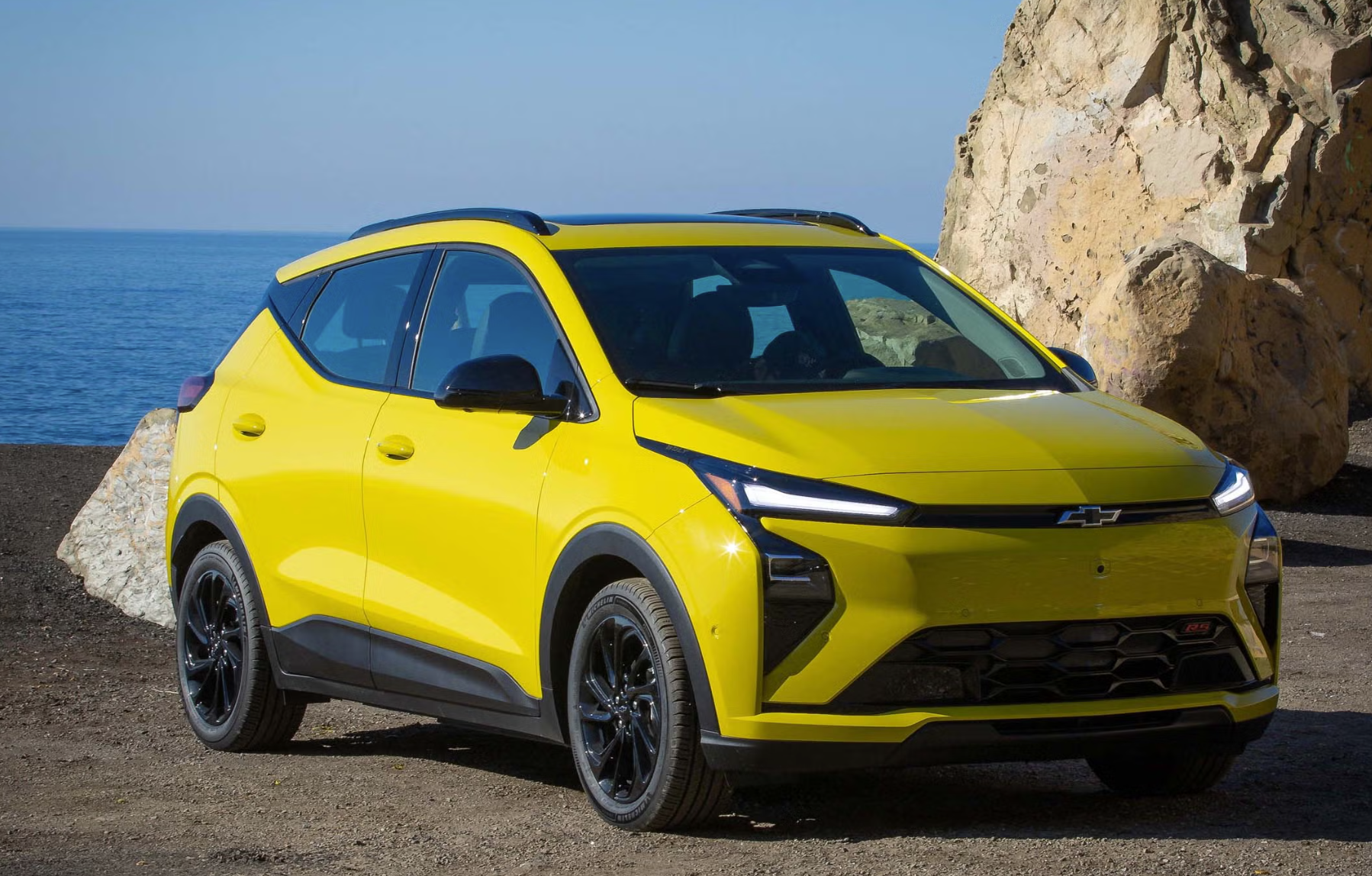2027 yellow Chevy Bolt