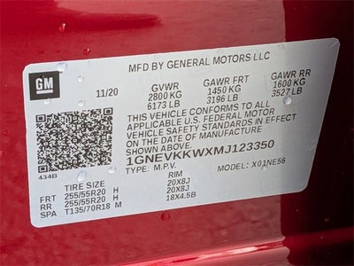 2021 Chevrolet Traverse Premier