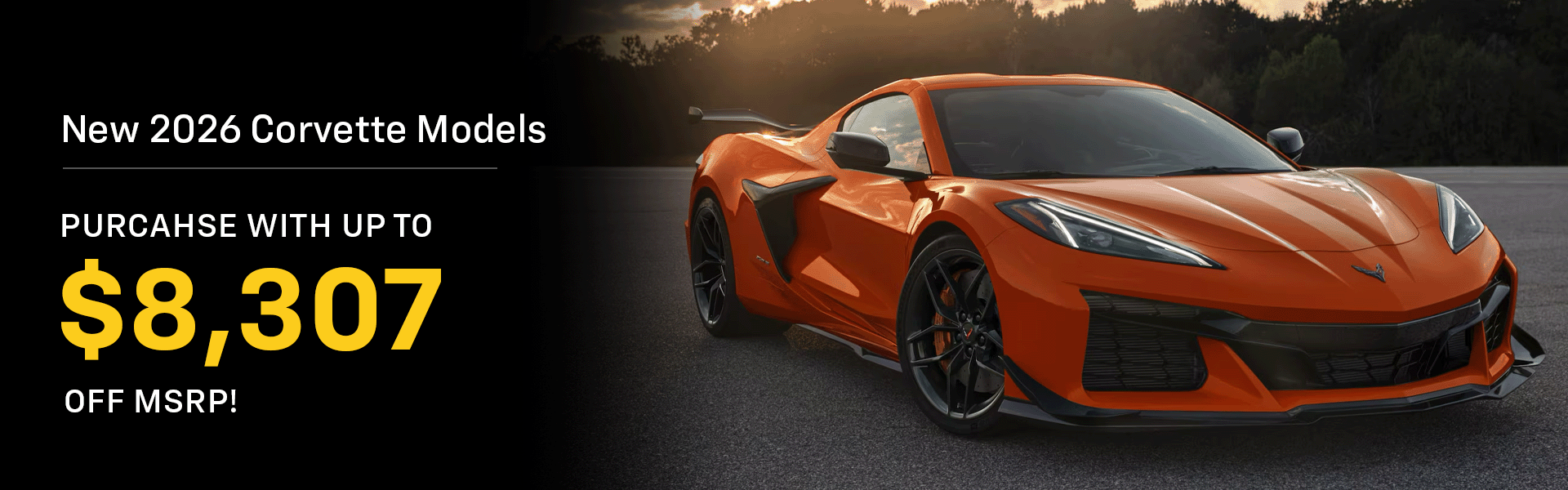 corvette purchase offer