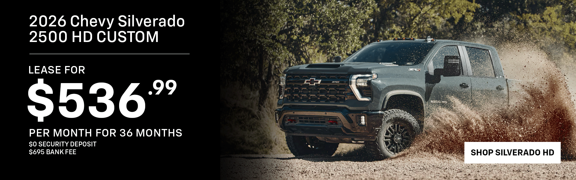 Silverado HD lease offer
