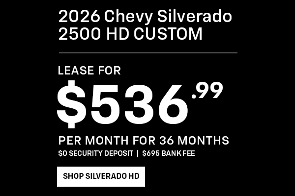 Silverado HD lease offer