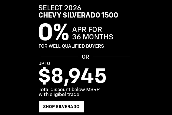 Silverado finance offer