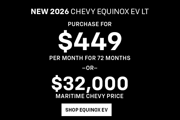 Equinox EV finance offer