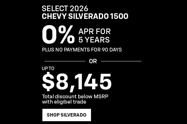 Silverado finance offer