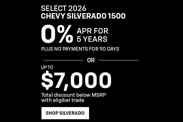 silverado finance offer