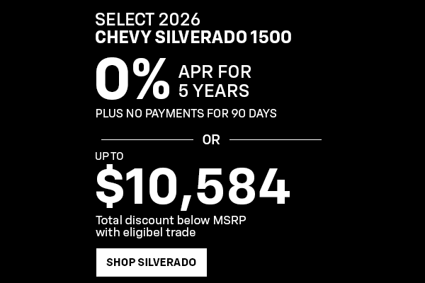 Silverado finance offer