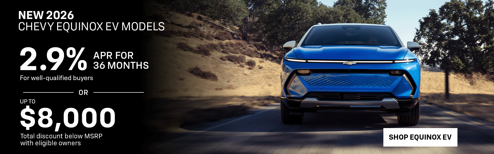 Equinox EV finance offer