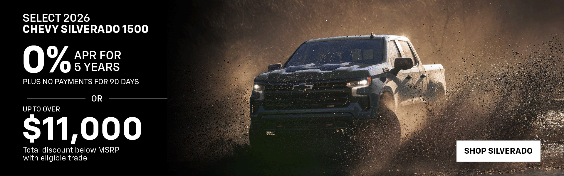 Silverado finance offer
