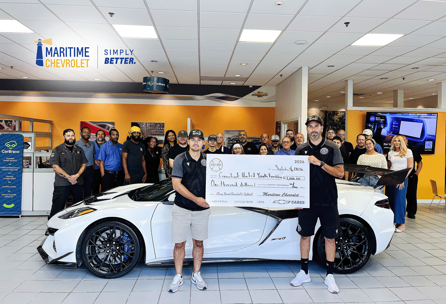 Maritime Chevy is proud to partner with Connecticut United Youth Foundation