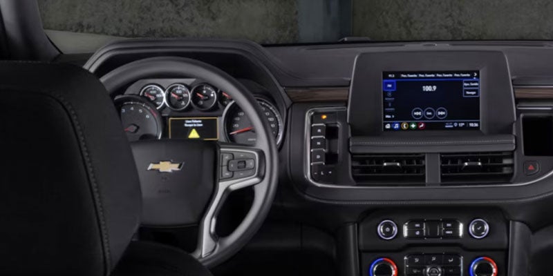 2025 Chevrolet Police vehicle interior and dash